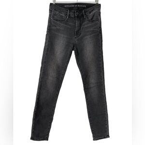 Articles of Society Women’s High-Rise Washed Black Skinny Jeans - Size 26